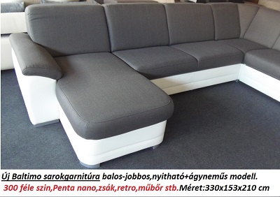 Bőr-börze baltimo sarokgarnitúra