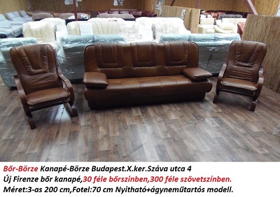 Bőr-börze firenze bőr kanapé