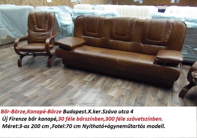 Bőr-börze firenze bőr kanapé