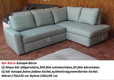 Bőr-börze maya bőr ülőgarnitúra