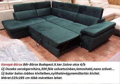 Bőr-börze oszaka sarokkanapé