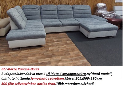 pluto sarokgarnitúra